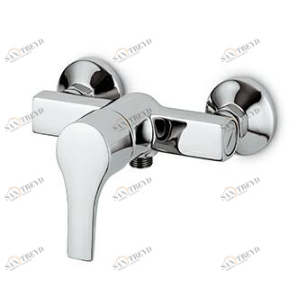 ZP9078 Смеситель для душа однорычажный внешний, выход 1/2 ". Zucchetti Flat 