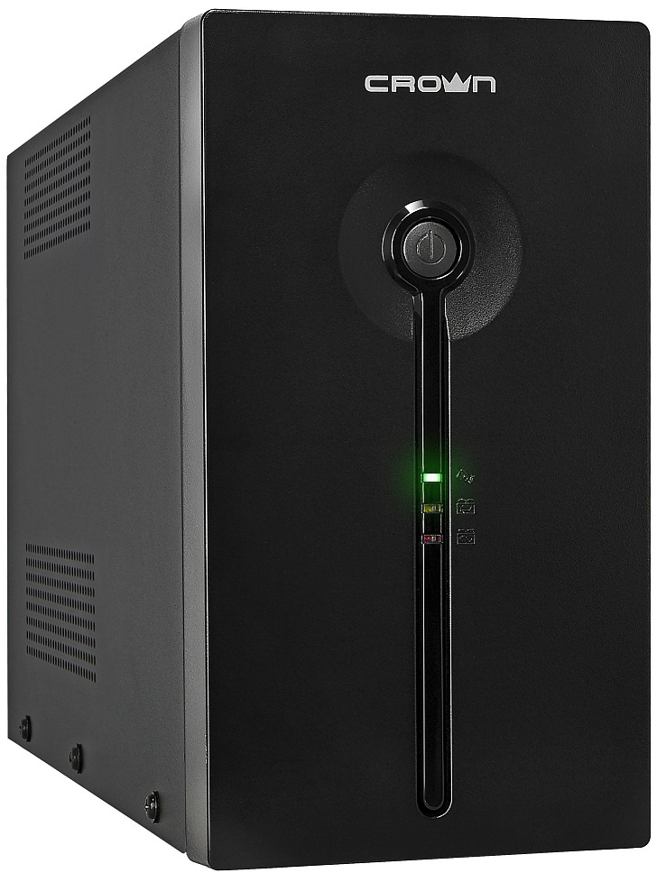 CMU-SP1500EURO USB Ups 1500va/900w, металл, 2x12v/9ah, розетки 4*euro+1*iec bybass, трансформатор avr 140-290v, съёмный кабель 1.8 м, фильтр телефонной и ethernet линии rj-11/45, usb-порт, защита батареи, от перегрузки, от кз, по Crown Santreyd 