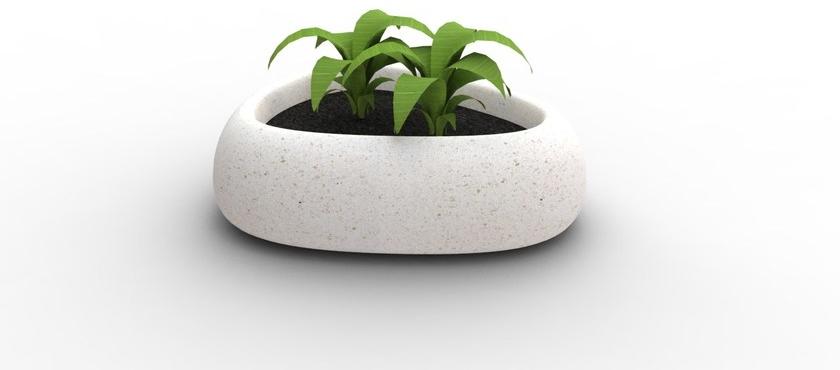 Manufatti Viscio Низкий горшок для общественных мест из реконструированного камня sun-id-1396845 - Вид №13