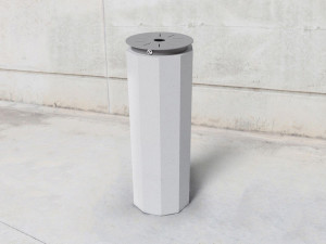 Пепельница для общественных пространств из армированного волокном бетона