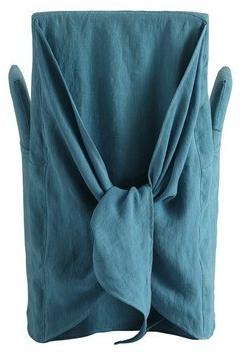 COLLI CASA Чехол на стул из однотонной ткани Taormina sun-id-1402275 - Вид №3