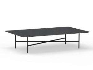 Прямоугольный низкий садовый столик