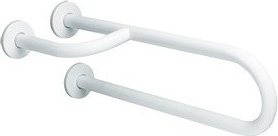 BFD600 Поручень настенный/напольный с белой отделкой mediclinics 