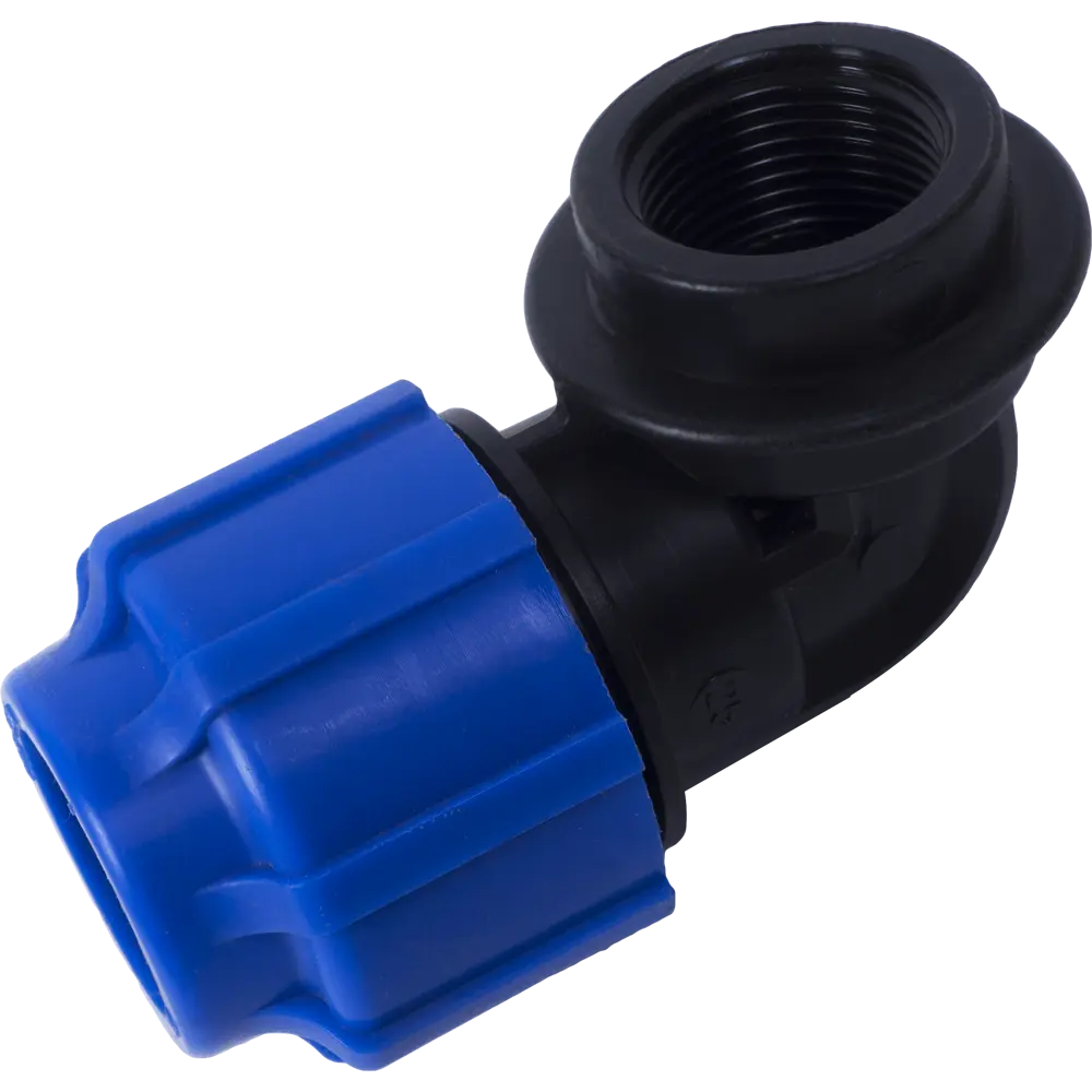 ПОЛИТЭК Угловой отвод 90° для труб 25 мм с резьбой 3/4" 13503758 STLM-0003244