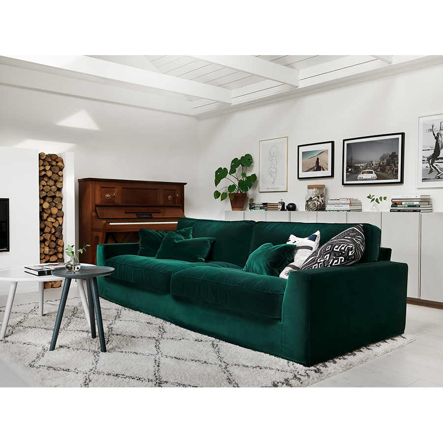 Диван New York, четырехместный, зеленый Sits S1477 - Вид №1