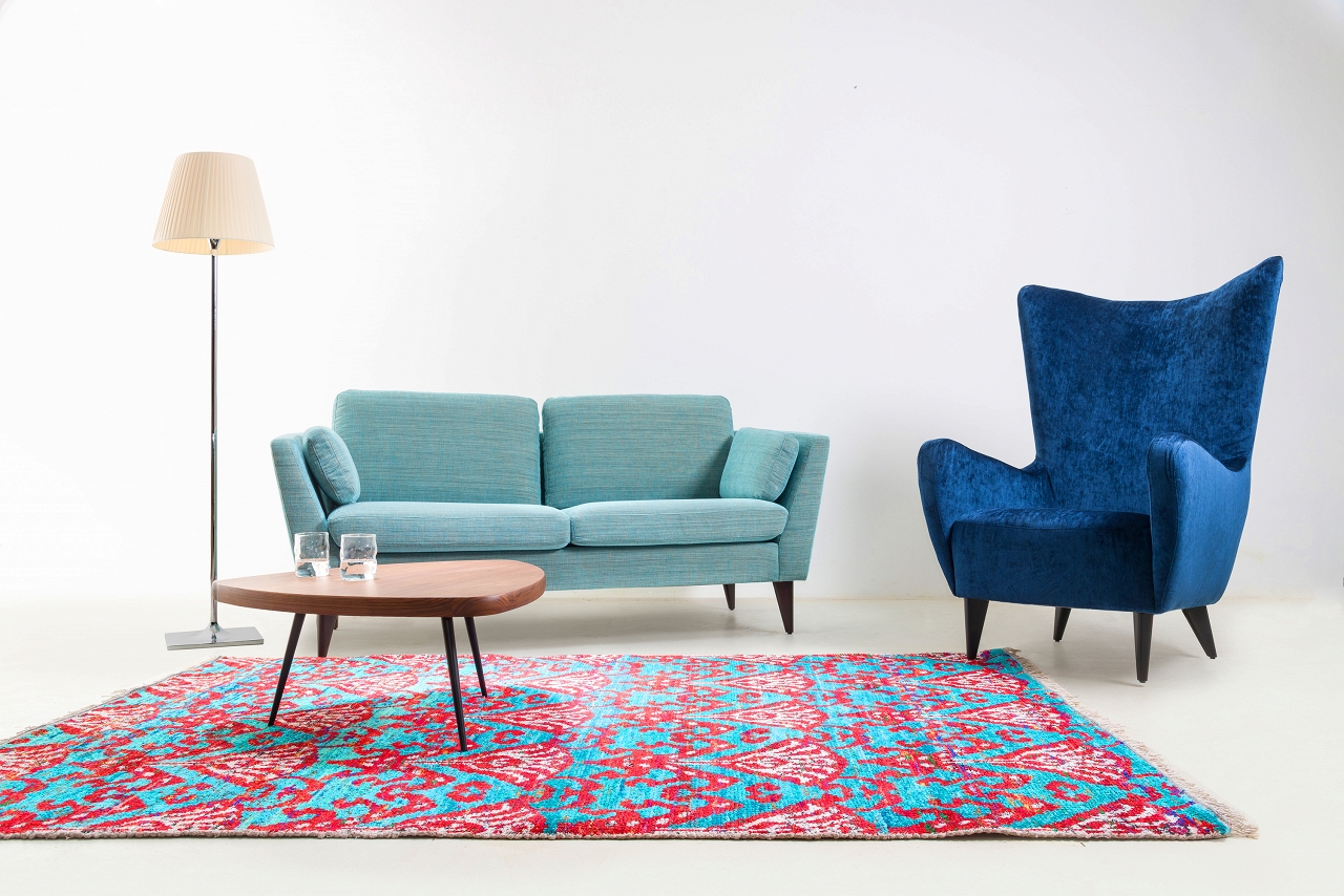 Диван Mynta двухместный прямой бирюзовый SITS MYNTA 192210 Голубой  - Вид №9