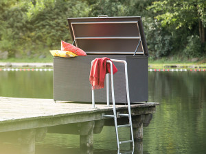 Мобильный металлический садовый контейнер