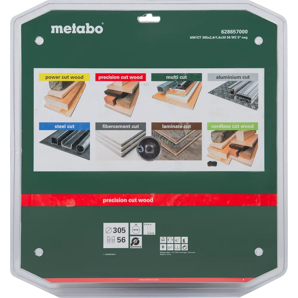 Диск пильный по дереву Metabo Precision 628657000 56Т 305x30x2.4 мм STLM-2165344 - Вид №3