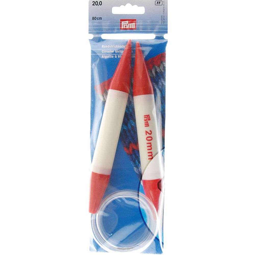 211318 Спицы PRYM круговые пластик d 20 мм 80 см . PRYM 