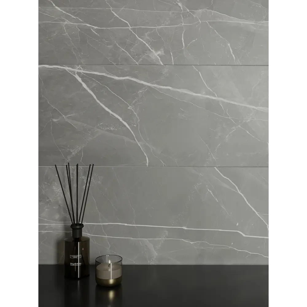 Настенная плитка Gracia Ceramica Pulpus 25x60 см 1.2 м² глянцевая цвет серый STLM-2163330 - Вид №4