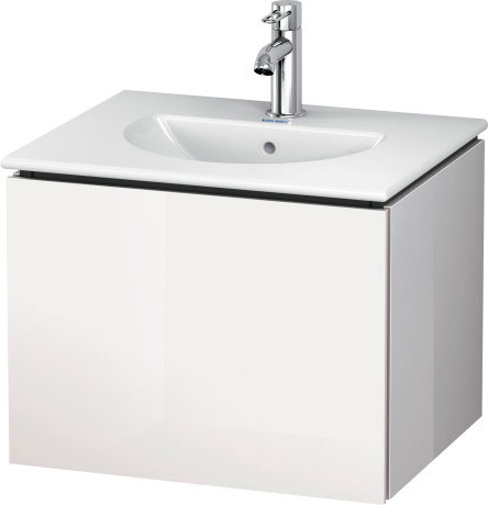 LC616005151 L-Cube Тумбочка подвесная Сосна коричневая, декор Duravit - Вид №1