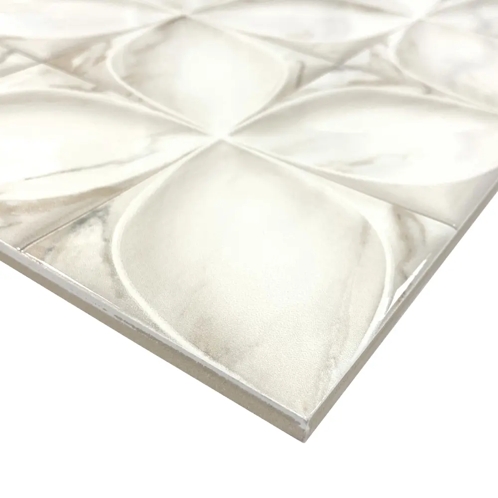 Плитка настенная Alma Ceramica Laura 24.9x50 см 1.1205 м² цвет белый 84723439 STLM-2080564 - Вид №2
