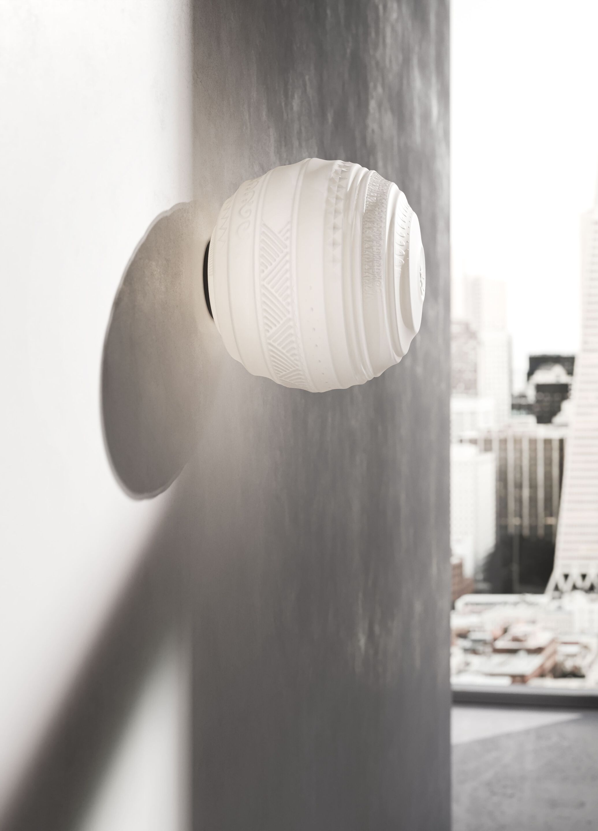 Настенный светильник / потолочный светильник из матового стекла Karman Шрифт Брайля ARCH-00054661 - Вид №1