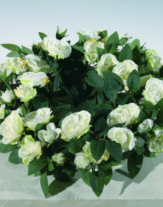 2617 778 a2 Искусственный венок из роз, Ø 30 см, бежево-белый H-andreas