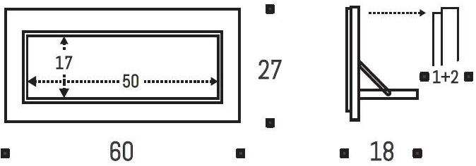 AMBIVALENZ Складная фанерная полка Fläpps regal 60×27-1 Fl160044 - Вид №4