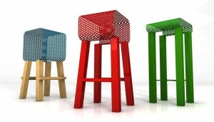GARDA DESIGN Табурет из перфорированного листового металла