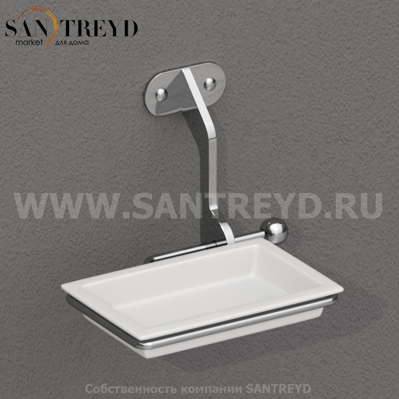 740990 Мыльница, цвет Хромированный Kerasan ACCESSORIES Италия 