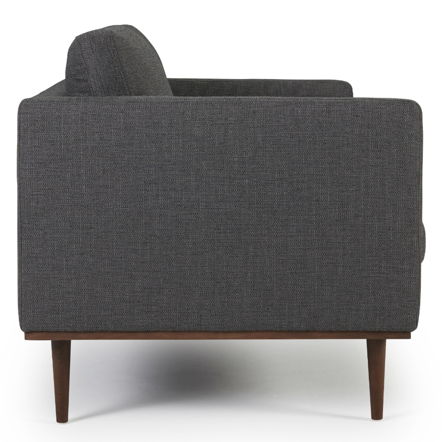 Диван двухместный Vigo, дуб/орех, темно-серый Kragelund 37202208161 - Вид №2