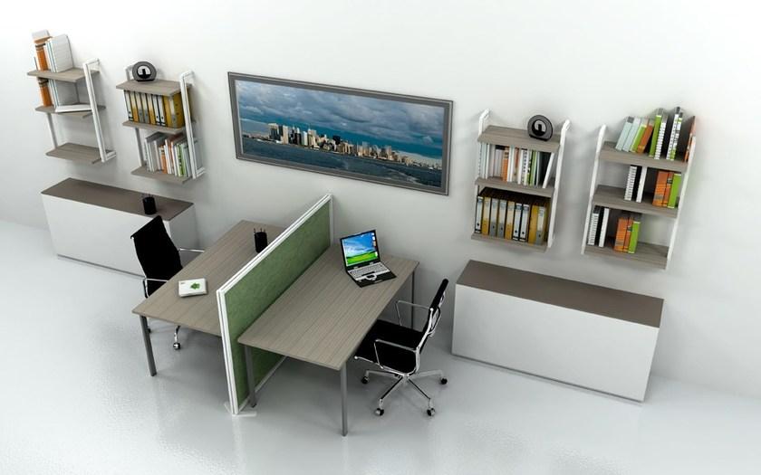 STUDIO T Модульный офисный книжный шкаф из экструдированного алюминия Inuno sun-id-1418811 - Вид №7