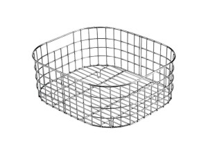 Блестящая корзина из нержавеющей стали