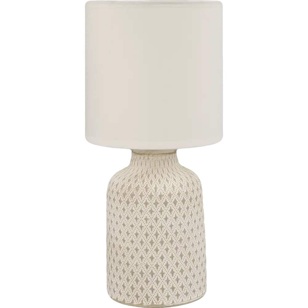 Лампа настольная Eglo «Bellariva» 1X40 ВтхE14, цвет серый/белый 81971411 STLM-2052790 