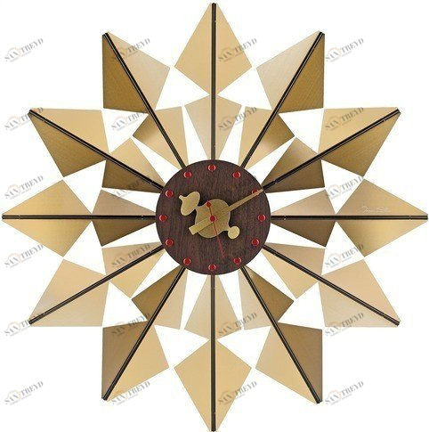 Часы настенные золотые Tomas Stern 8025 TOMAS STERN СОЛНЦЕ 00-3872729 Золото 