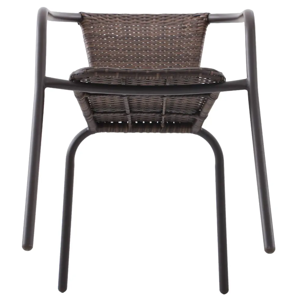 Стул садовый BEGINIA Elia 58x53x77 см сталь коричневый STLM-2122606 - Вид №6