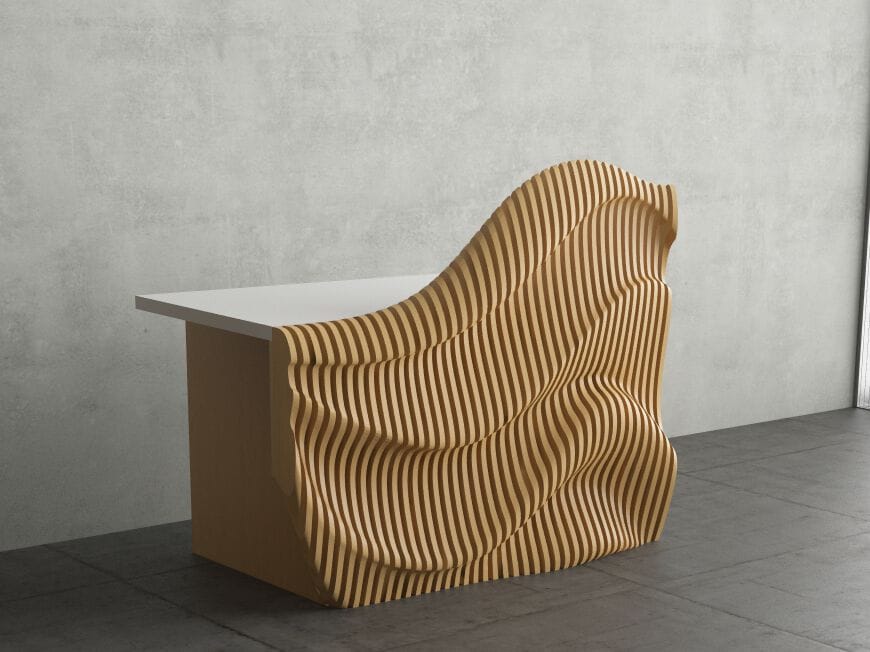 Стойка регистрации из фанеры MYWOODREAM OMNIS ARCH-00145833 - Вид №3