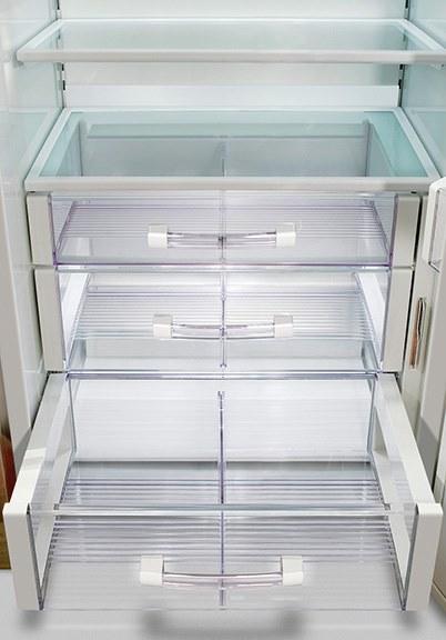 Sub-Zero Встроенный двухдверный холодильник из нержавеющей стали с морозильной камерой класса а +  Icbbi-48s/s/th  - Вид №8