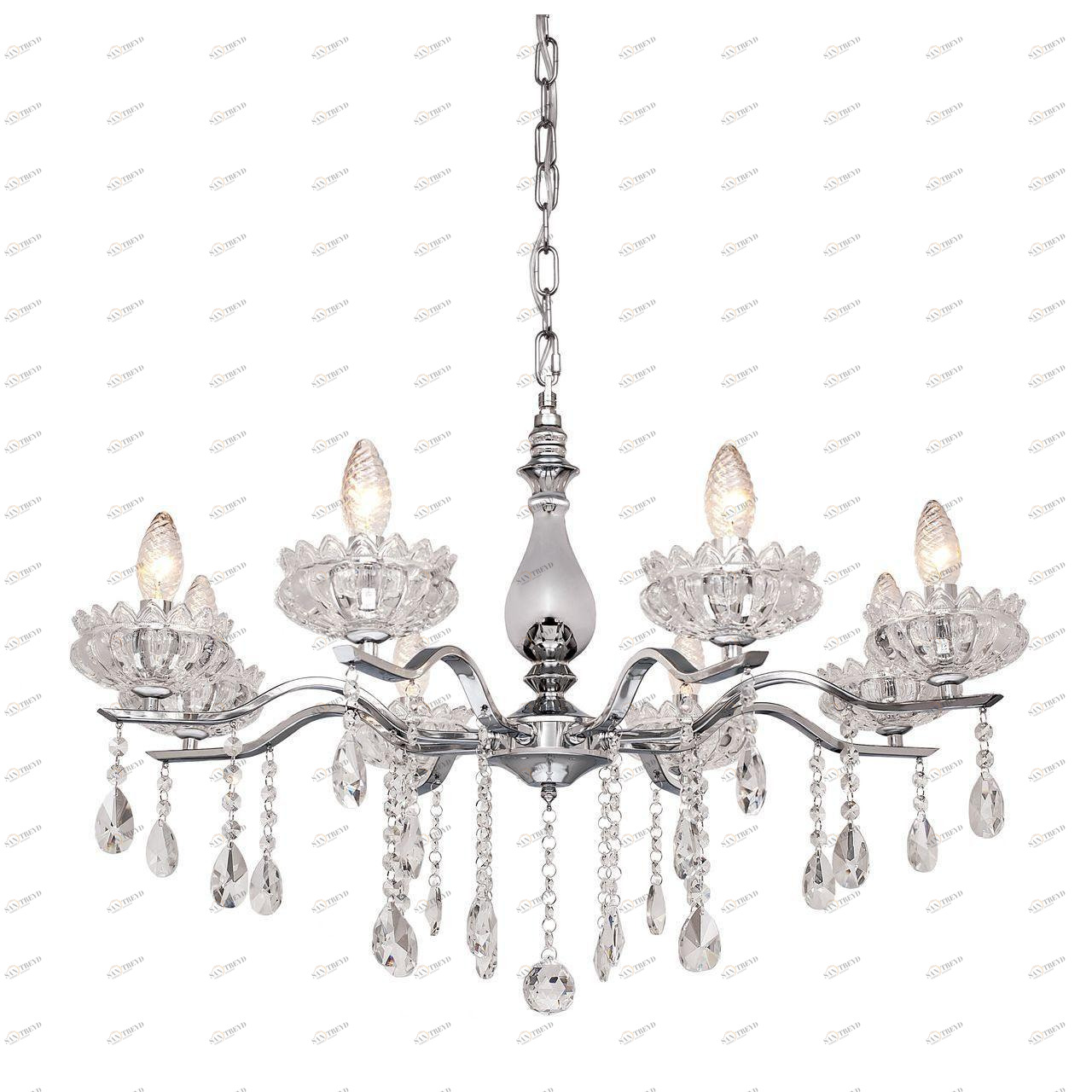 Подвесная люстра Silver Light Venere 724.54.8 SILVER LIGHT VENERE 186019 Хром