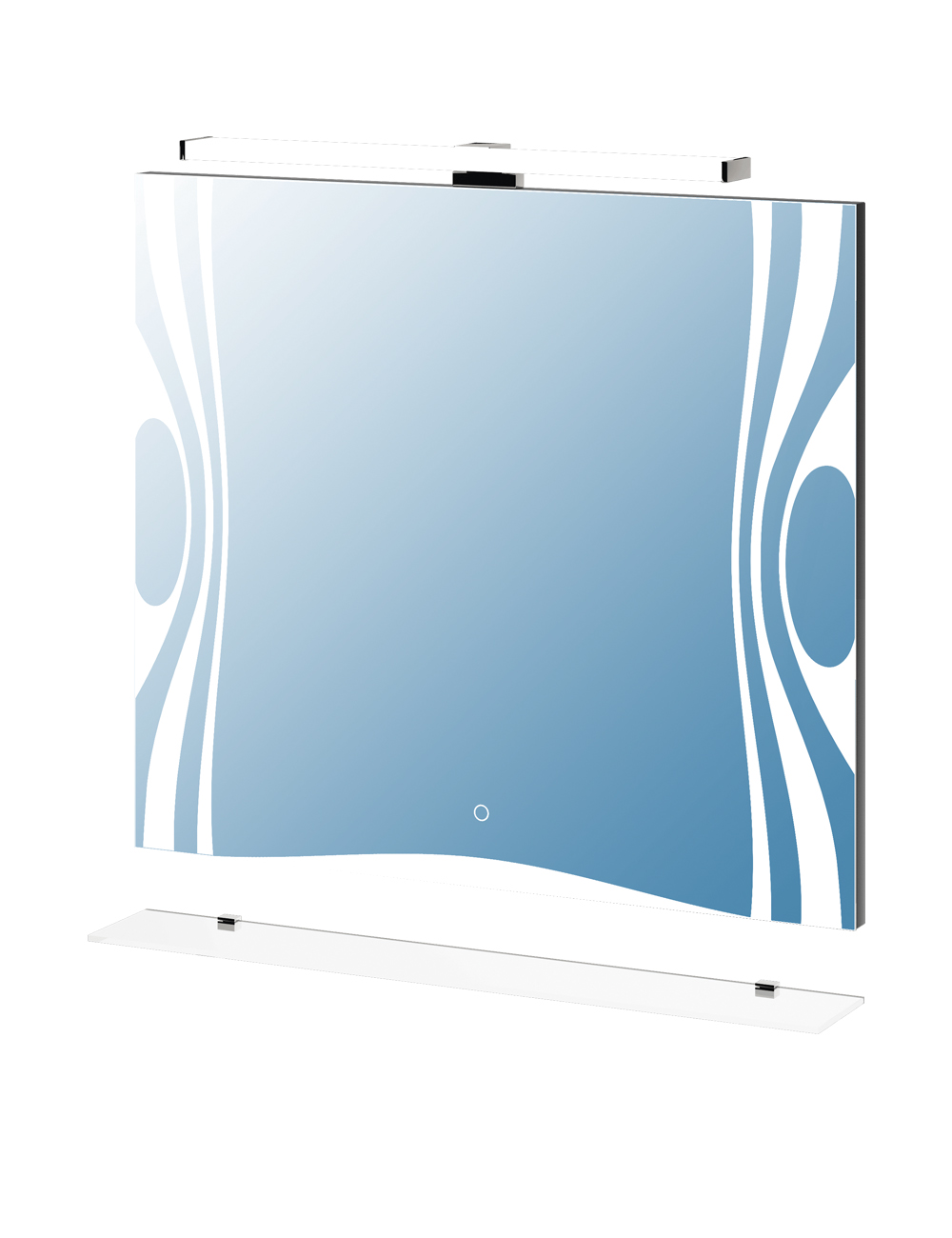 Зеркало Leo 1000 с LED-светильником1000⨉50⨉700 мм VIGO sun-id-664570 - Вид №2