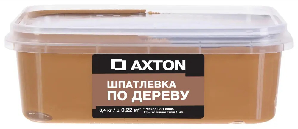 Шпатлёвка Axton Антик для дерева 0.4 кг - защита и эстетика 81950899