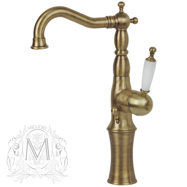 Смеситель MIGLIORE Oxford ML.OXF-6317.RA для раковины, высокий - медь ML.OXF-6317.bi.RA - Вид №1