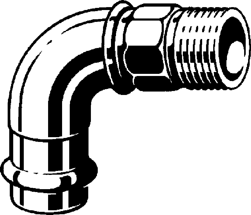 Viega Угольник переходной 90° Profipress G 2614 (345778) 345 778 - Вид №1
