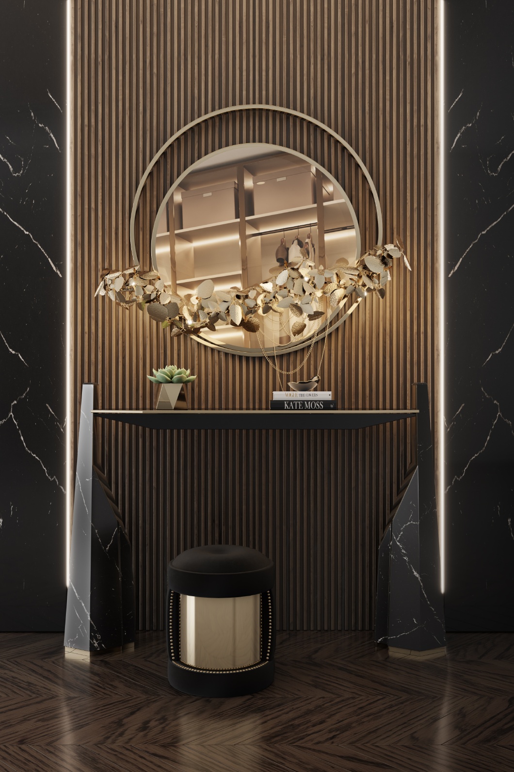 II Зеркало настенного светильника LUXXU McQueen 313 - Вид №2