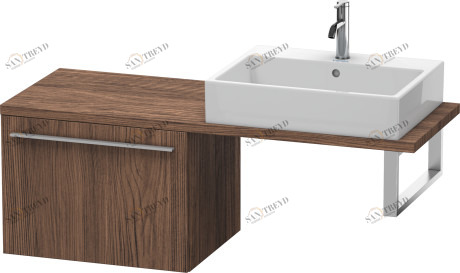 XL542302121 Шкафчик для компактной консоли X-Large #XL5423 600 x 478 мм Орех темный декор Duravit