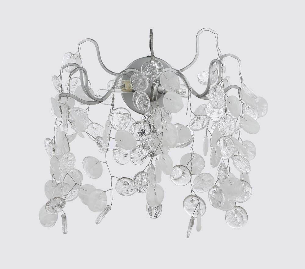 Настенный светильник Crystal Lux Tenerife AP2 Silver CRYSTAL LUX TENERIFE 00-3890895 Серебро  - Вид №1