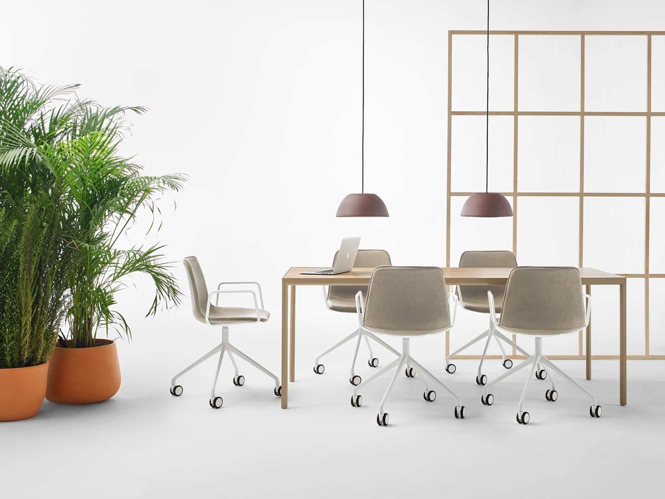 Офисное кресло с регулируемой высотой из ткани с 5 спицами INCLASS Varya Tapiz ARCH-00002830 - Вид №1