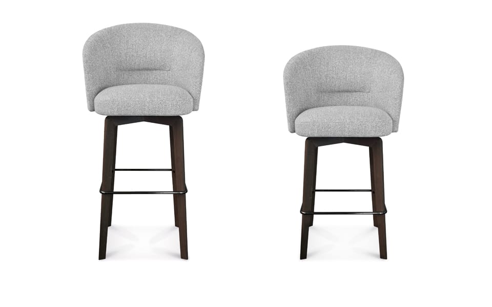 Высокий тканевый стул с подлокотниками Minotti ARCH-00089430 - Вид №1