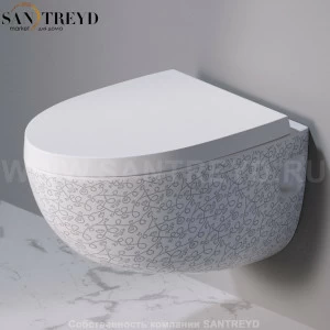 S511.400 Подвесной унитаз настенный Белый A. e T. Italia OVAL Италия