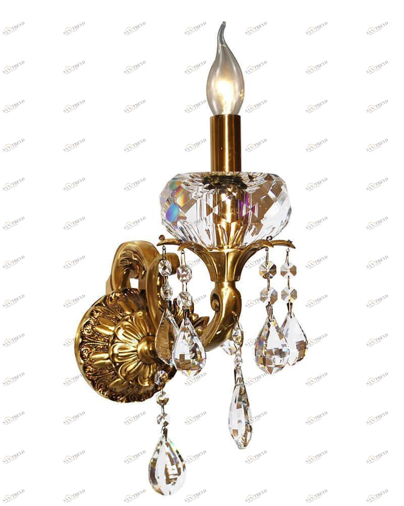 Бра настенное бронзовое Lumien Hall "Гровер" 20180.02.04.01 LUMIEN HALL ГРОВЕР 00-3888831 Бронза 