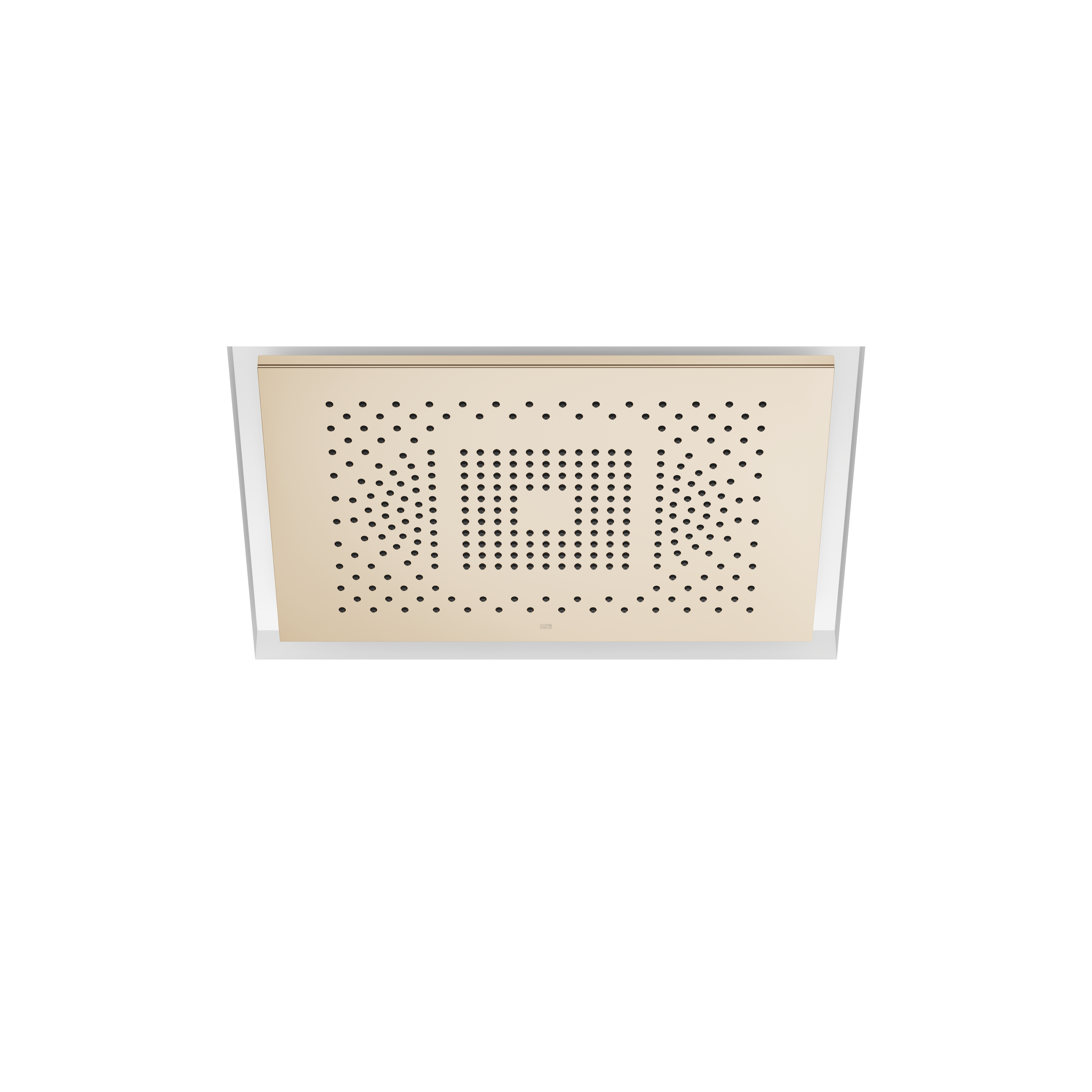 SERENITY SKY Дождевая панель для встраиваемого потолка с подсветкой - Матовое шампанское (22-каратное золото) DornBracht 41771979-46
