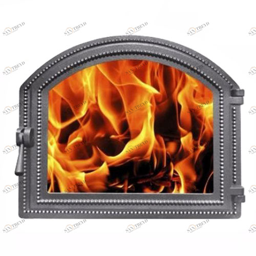 Дверка каминная Везувий 217 (бронза) 4815