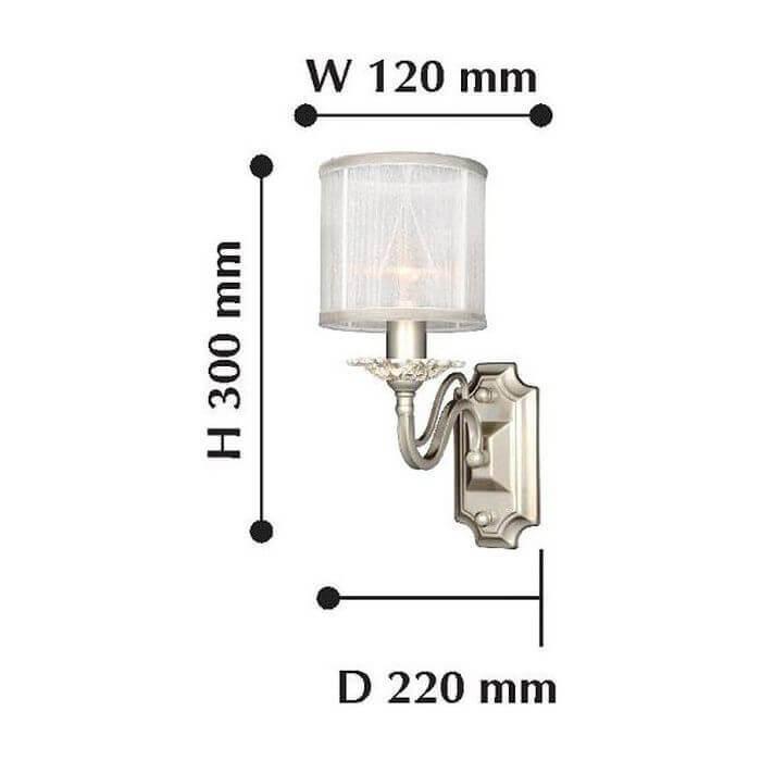 Бра настенное белое Favourite Prima 2306-1W FAVOURITE PRIMA 00-3929175 Белый - Вид №1