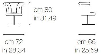 Grilli Вращающийся стул Kipling 830501 - Вид №1