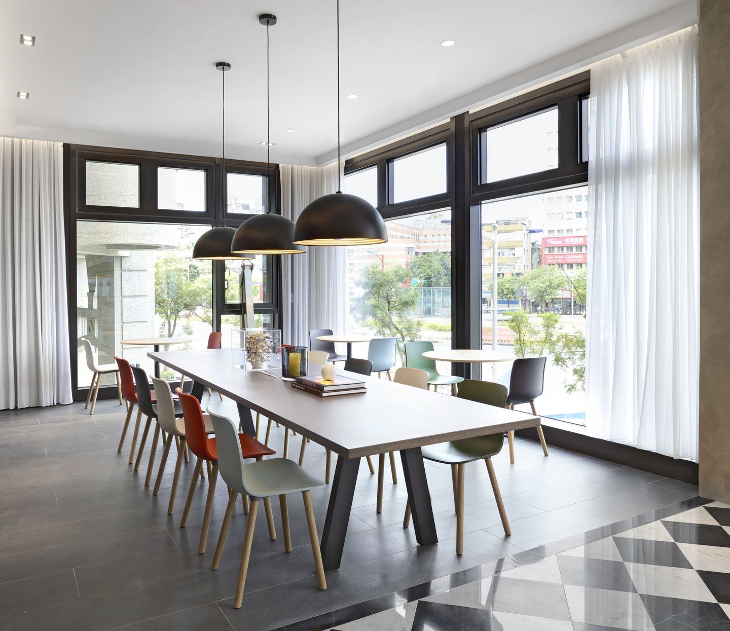 Прямоугольный стол из стали и дерева со спицевым основанием VITRA Bistro Table ARCH-00069729 - Вид №9