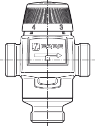 3120 04 00 VTA372Ротационные устройства » Esbe серии VTA370, VTA570  - Вид №1
