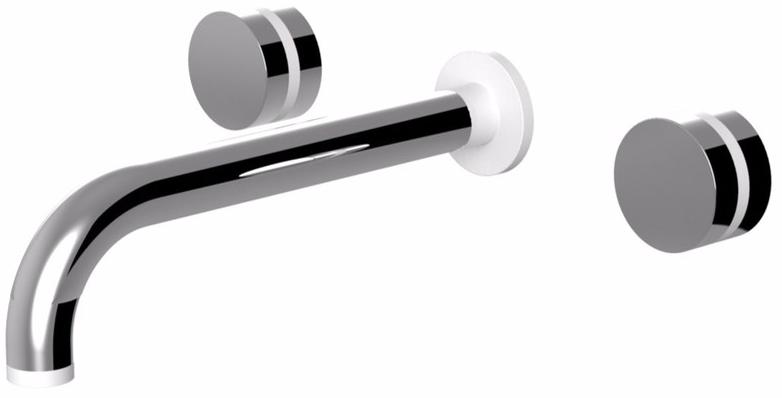 Rubinetteria Giulini Смеситель для умывальника настенный на 3 отверстия Myring Fmr0123 - Вид №1