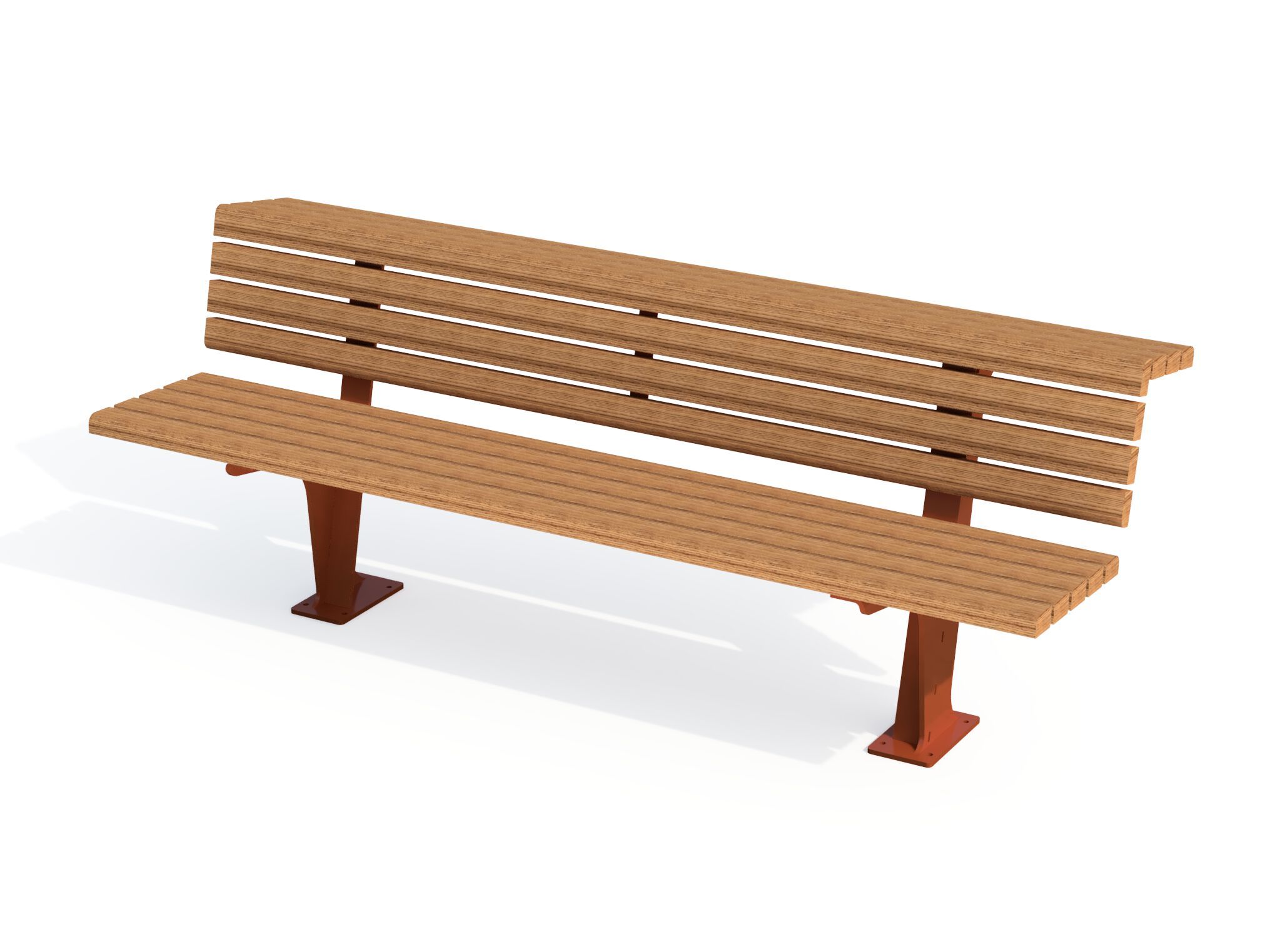 Скамья из окуме со спинкой Studio Città VERSATILITY WOOD ARCH-00010805