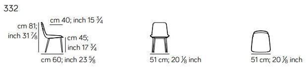 AMURA Стул из мягкой ткани Panis sun-id-1364375 - Вид №4